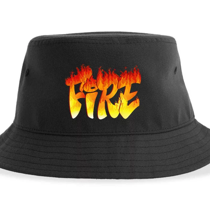 Funny Fire And Ice Costume Halloween Family Matching Women Sustainable Bucket Hat