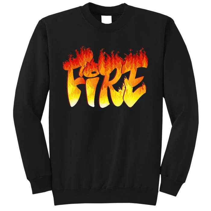 Funny Fire And Ice Costume Halloween Family Matching Women Tall Sweatshirt