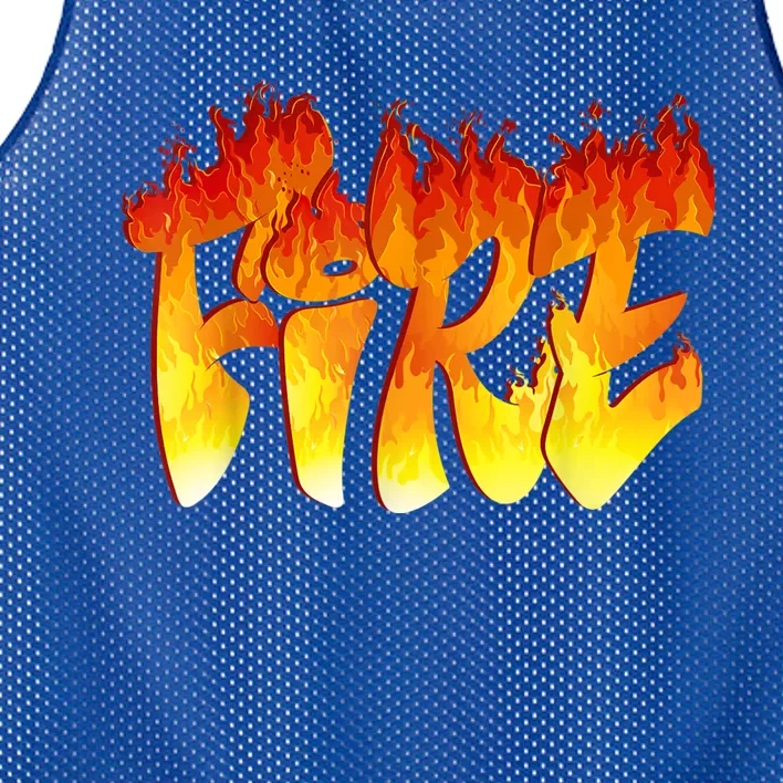 Funny Fire And Ice Costume Halloween Family Matching Mesh Reversible Basketball Jersey Tank