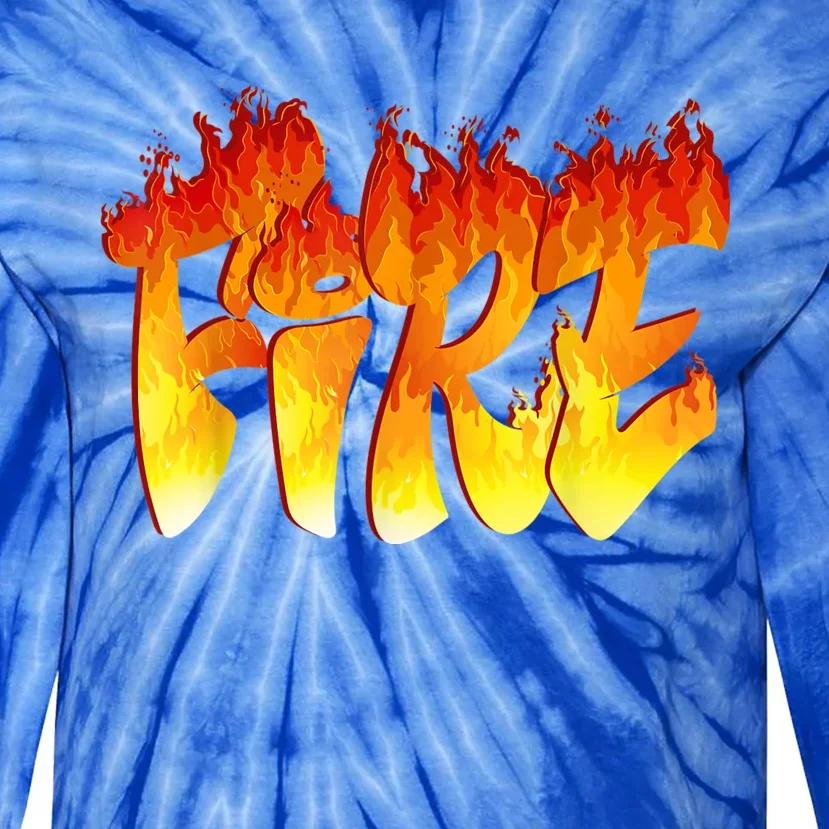 Funny Fire And Ice Costume Halloween Family Matching Tie-Dye Long Sleeve Shirt