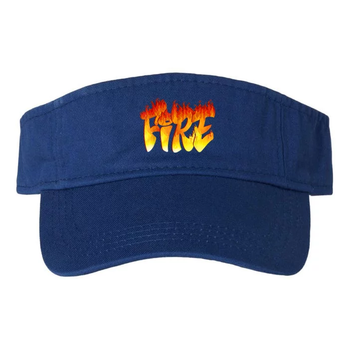 Funny Fire And Ice Costume Halloween Family Matching Valucap Bio-Washed Visor