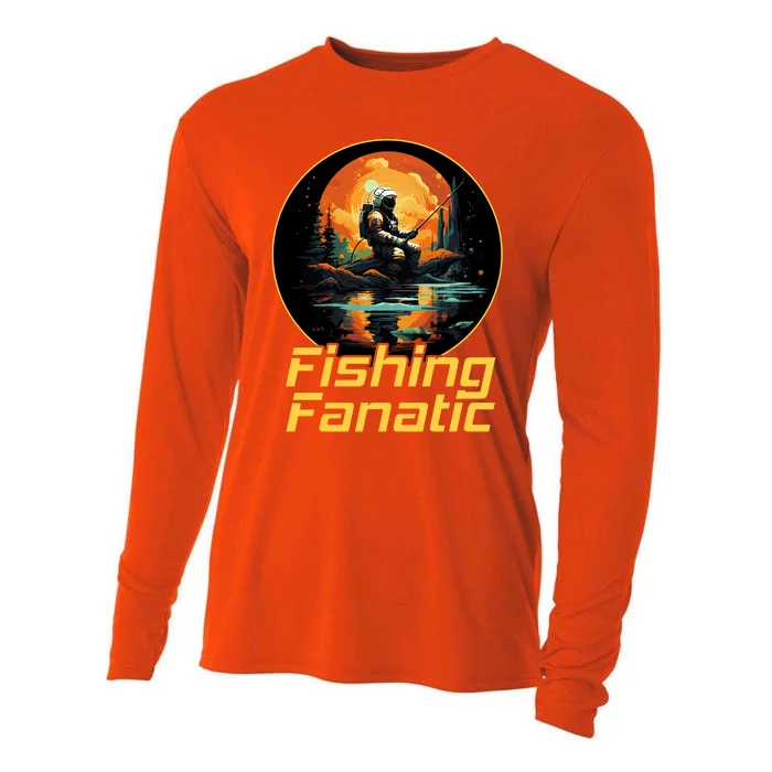 Fishing Fanatic Astronaut Cooling Performance Long Sleeve Crew