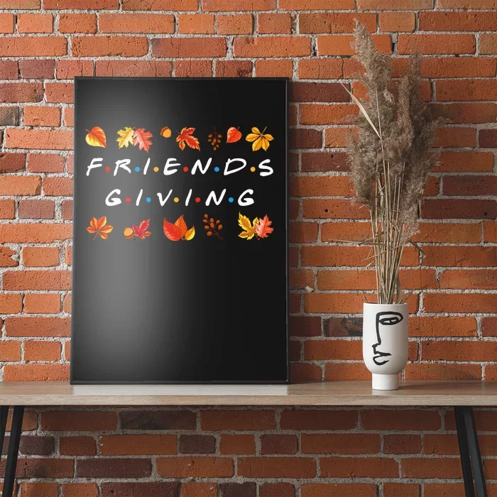 Friendsgiving Fall Autumn Friends & Family Thanksgiving Poster