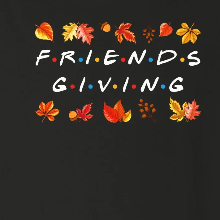 Friendsgiving Fall Autumn Friends & Family Thanksgiving Toddler Long Sleeve Shirt