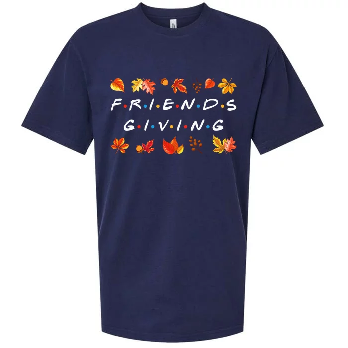 Friendsgiving Fall Autumn Friends & Family Thanksgiving Sueded Cloud Jersey T-Shirt