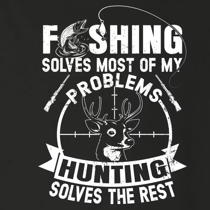 Funny Fishing And Hunting Gift Christmas Humor Hunter Cool Toddler Long Sleeve Shirt