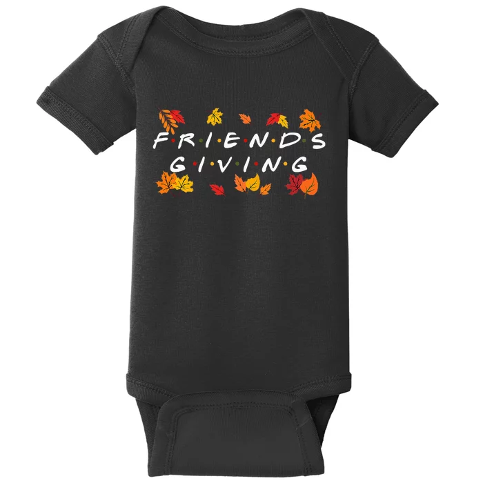 Friendsgiving Fall Autumn Friends & Family Baby Bodysuit