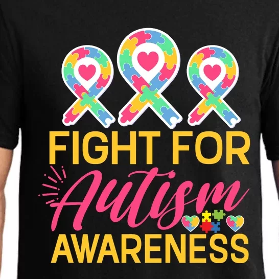 Fight For Autism Awareness Pajama Set