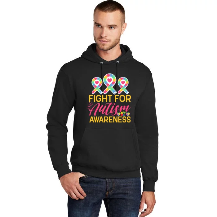 Fight For Autism Awareness Tall Hoodie