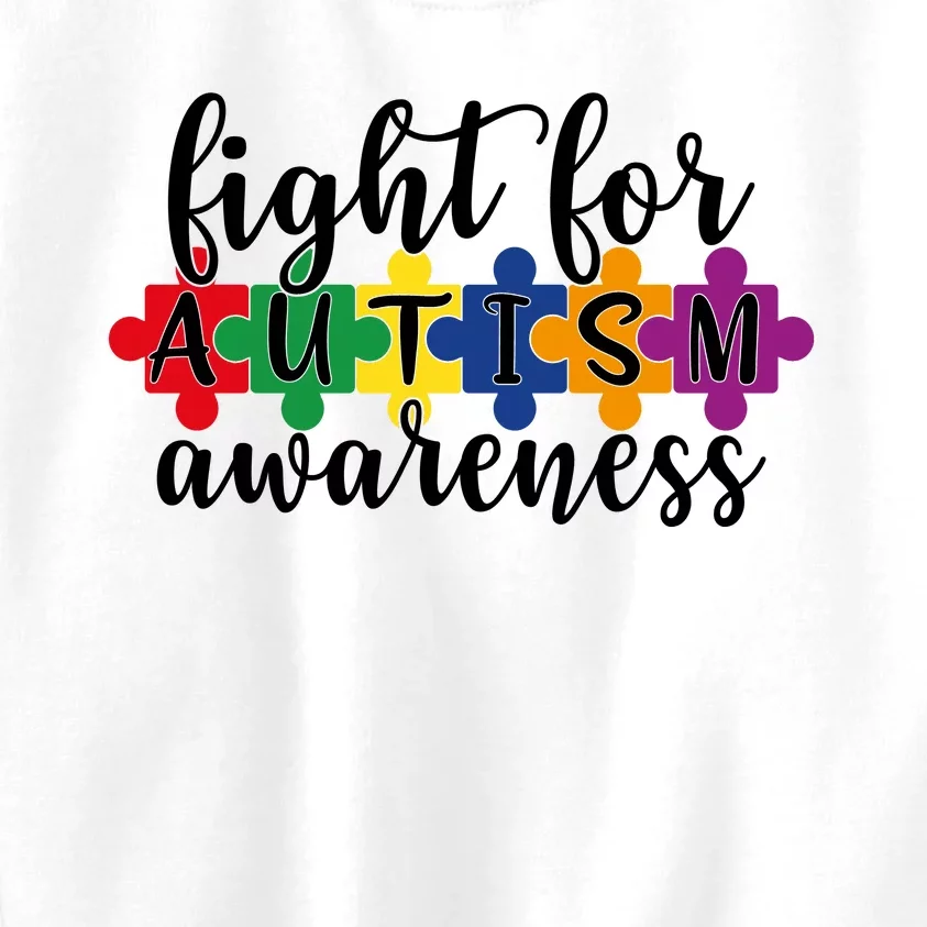 Fight For Autism Awareness Kids Sweatshirt