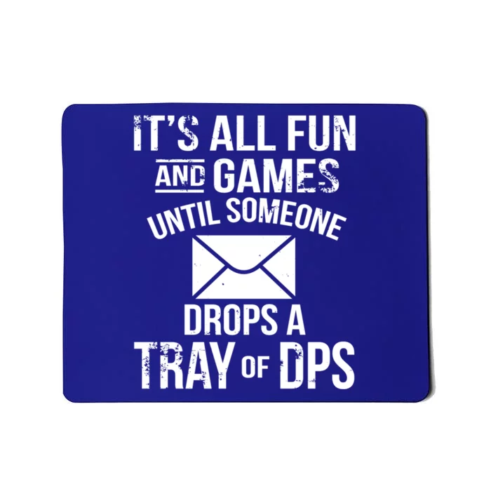 Funny Fun And Games Proud Postal Worker Meaningful Gift Mousepad