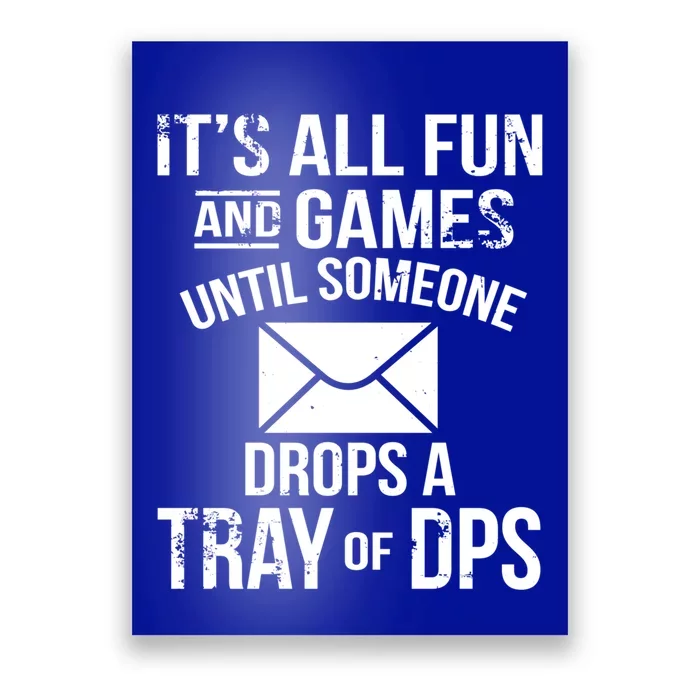 Funny Fun And Games Proud Postal Worker Meaningful Gift Poster