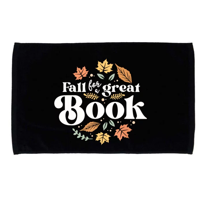 Fall For A Great Book Reading Librarian Autumn Teacher Microfiber Hand Towel