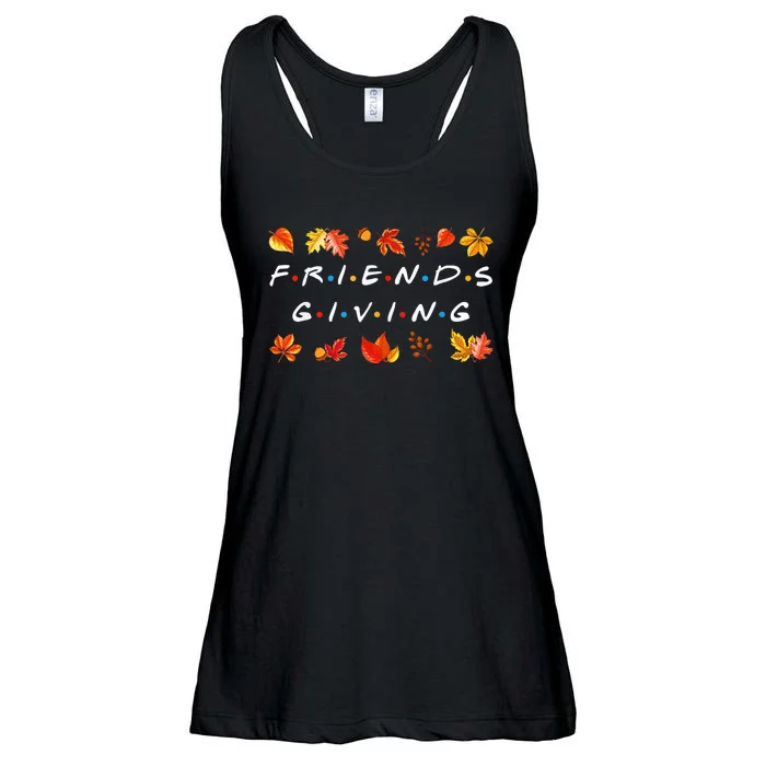 Friendsgiving Fall Autumn Friends & Family Thanksgiving Ladies Essential Flowy Tank