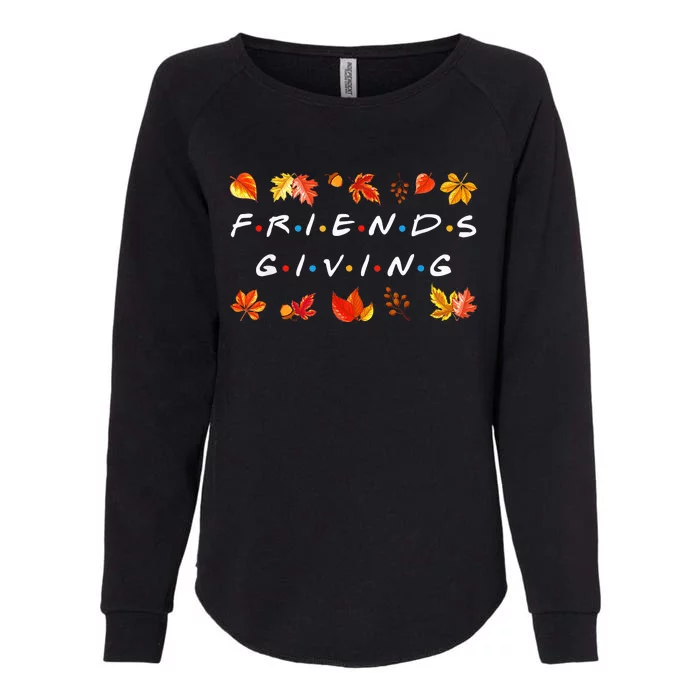 Friendsgiving Fall Autumn Friends & Family Thanksgiving Womens California Wash Sweatshirt