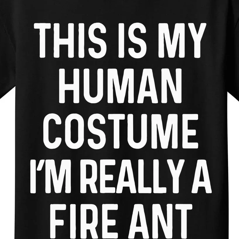 Funny Fire Ant Costume Halloween Gift Kids T-Shirt