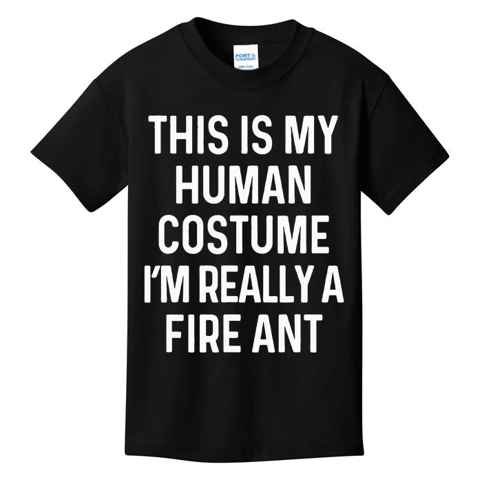 Funny Fire Ant Costume Halloween Gift Kids T-Shirt