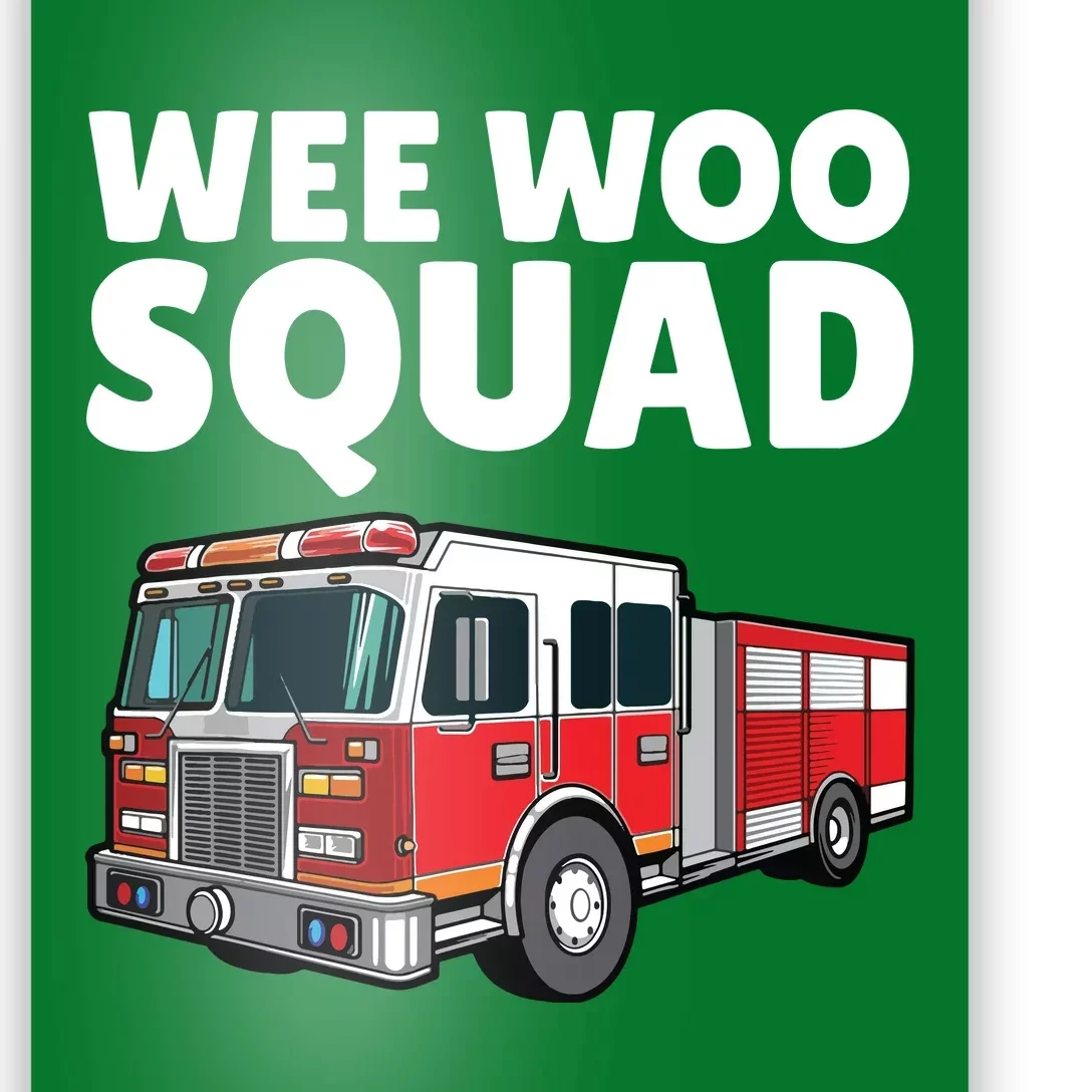 Funny Firefighter Art For Women Fire Truck Fireman Poster