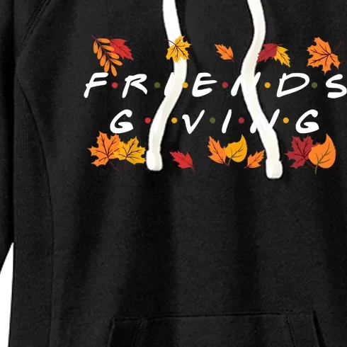 Friendsgiving Fall Autumn Friends & Family Thanksgiving Women's Fleece Hoodie