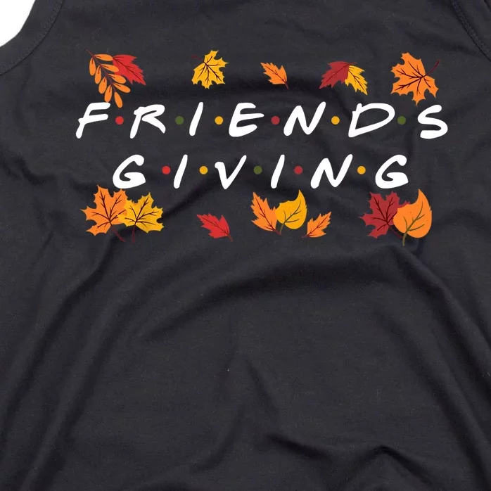 Friendsgiving Fall Autumn Friends & Family Thanksgiving Tank Top