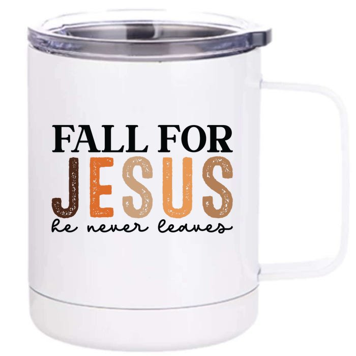 Fall Front & Back 12oz Stainless Steel Tumbler Cup