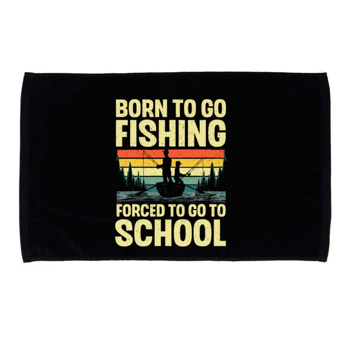 Funny Fishing Art For Men Women Kids Fishing Fish Fisherman Microfiber Hand Towel