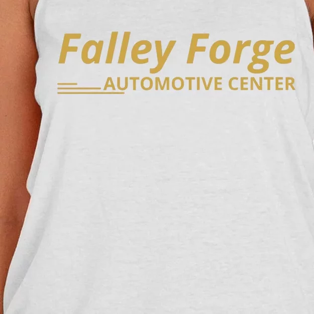 Falley Forge Auyomotive Center Women's Knotted Racerback Tank