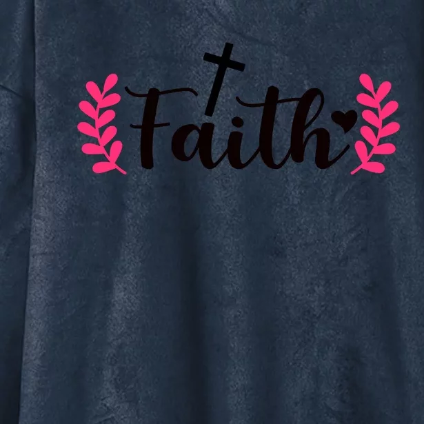 Faith Hooded Wearable Blanket