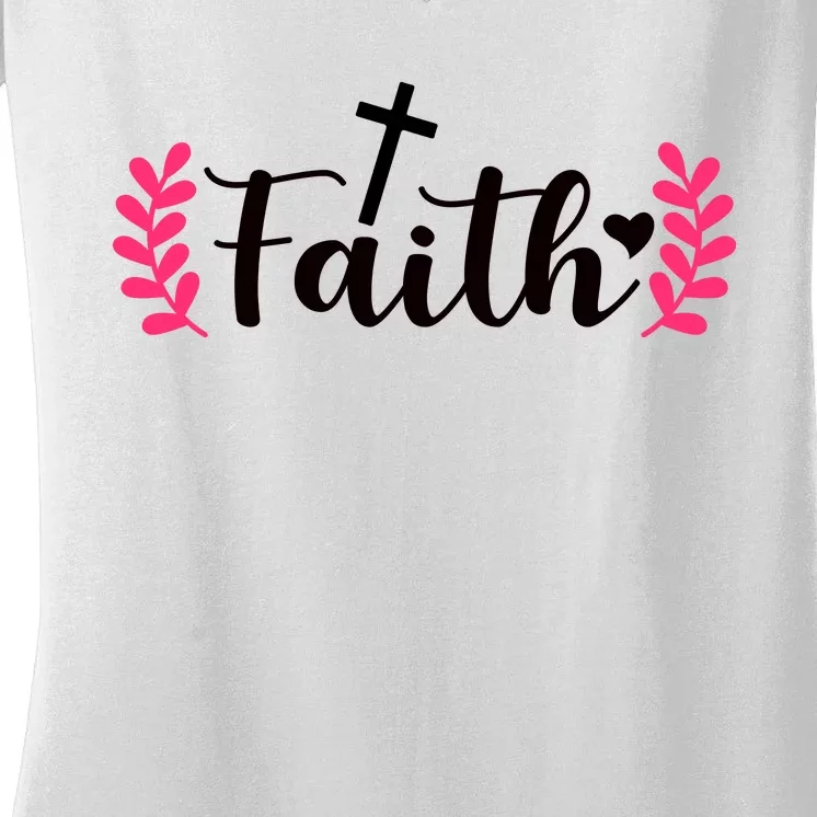 Faith Women's V-Neck T-Shirt