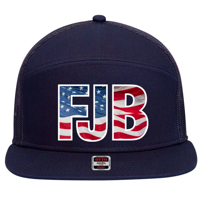 FJB Flag Apparel 7 Panel Mesh Trucker Snapback Hat