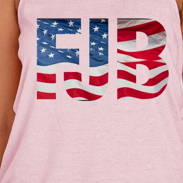 FJB Flag Apparel Women's Knotted Racerback Tank