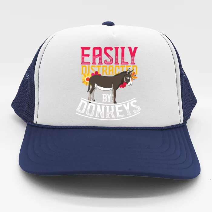 Funny Farm Animal Lover Gift Donkey Trucker Hat