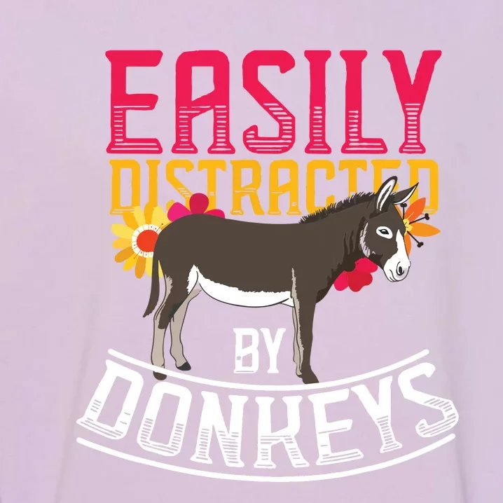 Funny Farm Animal Lover Gift Donkey Garment-Dyed Sweatshirt