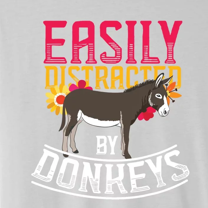 Funny Farm Animal Lover Gift Donkey ChromaSoft Performance T-Shirt