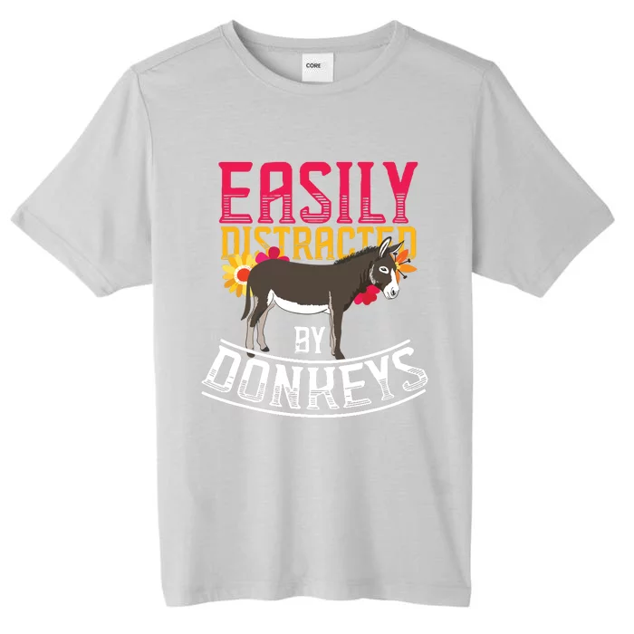 Funny Farm Animal Lover Gift Donkey ChromaSoft Performance T-Shirt