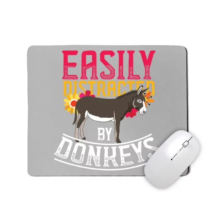 Funny Farm Animal Lover Gift Donkey Mousepad