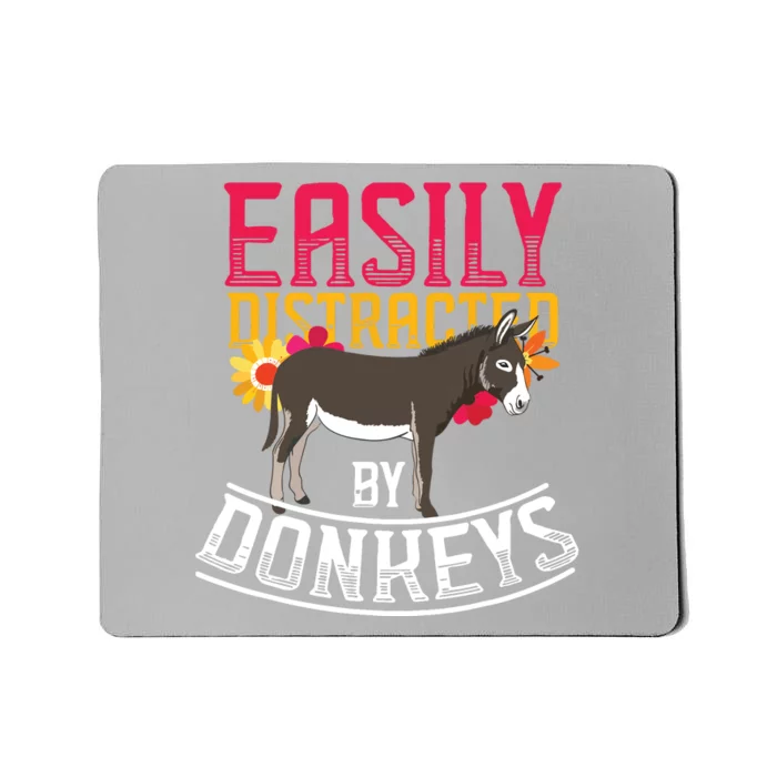 Funny Farm Animal Lover Gift Donkey Mousepad