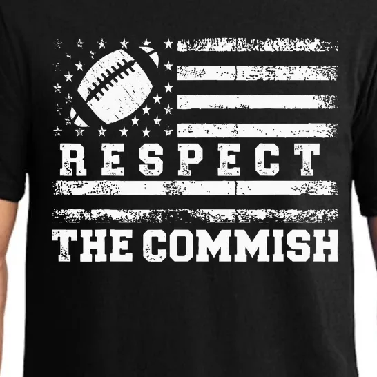 Fantasy Football American Commissioner Respect The Commish Pajama Set