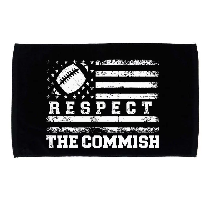 Fantasy Football American Commissioner Respect The Commish Microfiber Hand Towel