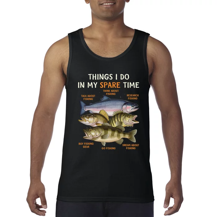 Funny Fishing Apparel | Bass Lovers Tank Top