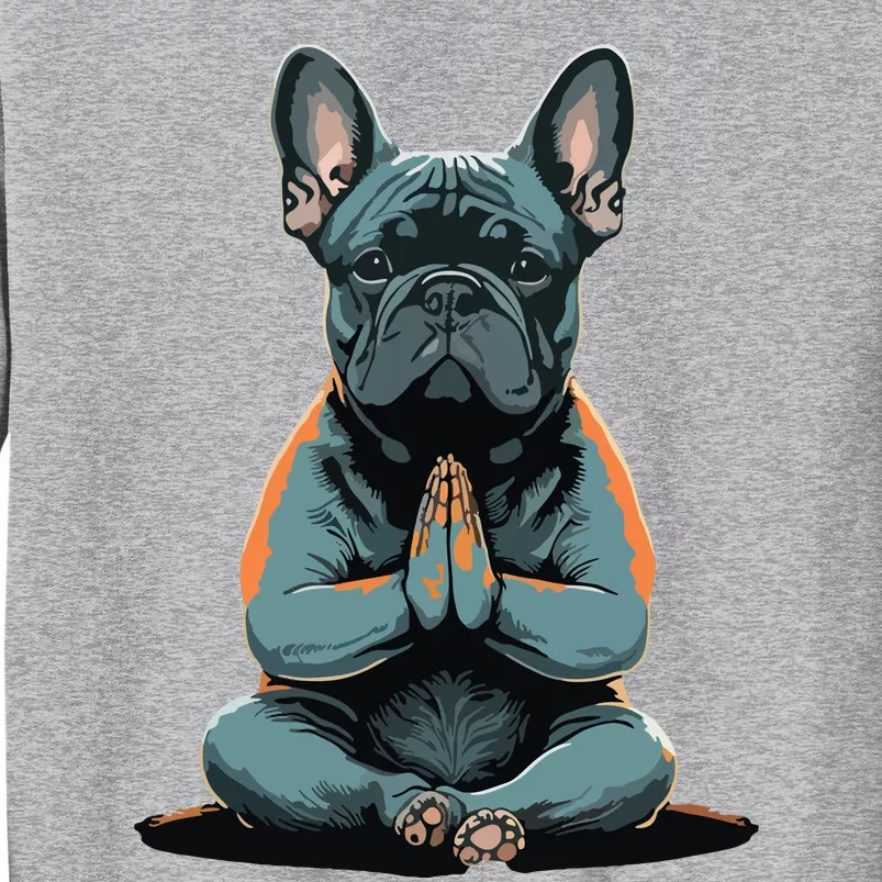 Funny French Bulldog Frenchie Yoga Sweatshirt