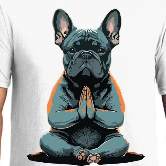 Funny French Bulldog Frenchie Yoga Pajama Set