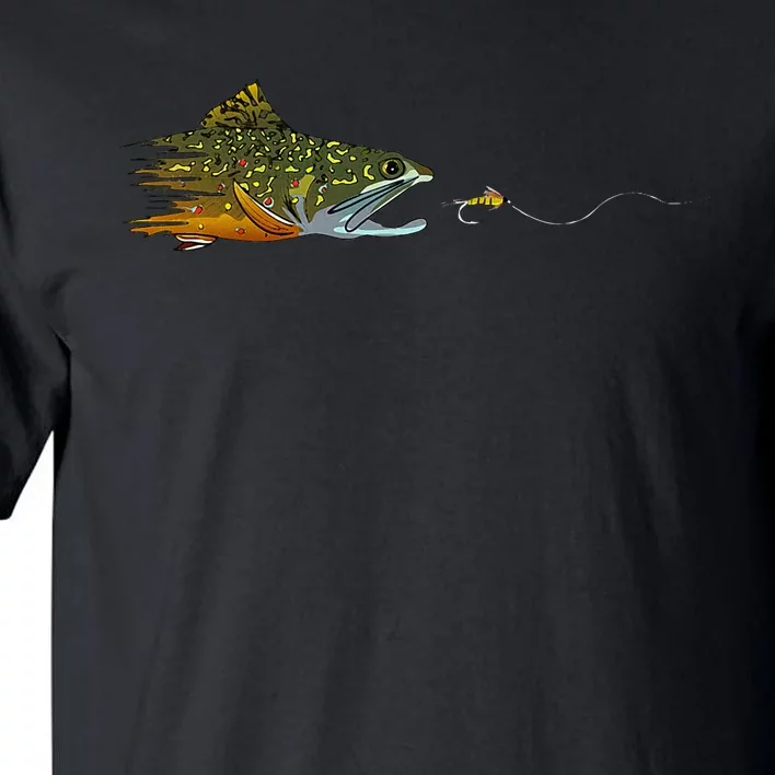 Fly Fishing Brook Trout Dry Fly Tying Fisherman Tall T-Shirt