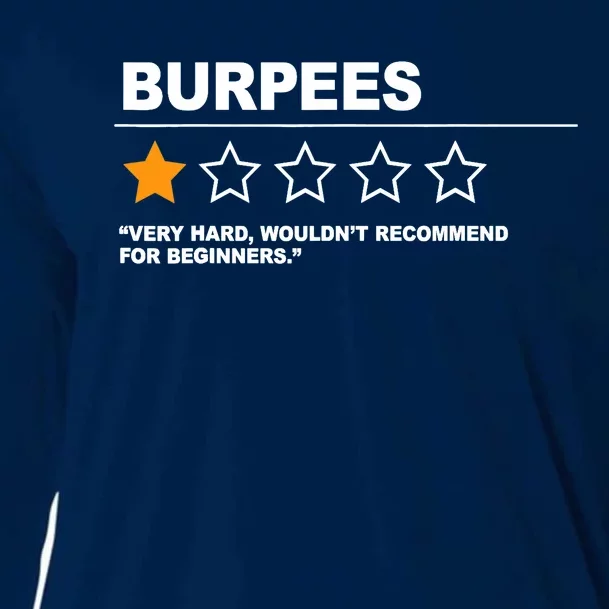 Funny Fitness Burpees Cooling Performance Long Sleeve Crew