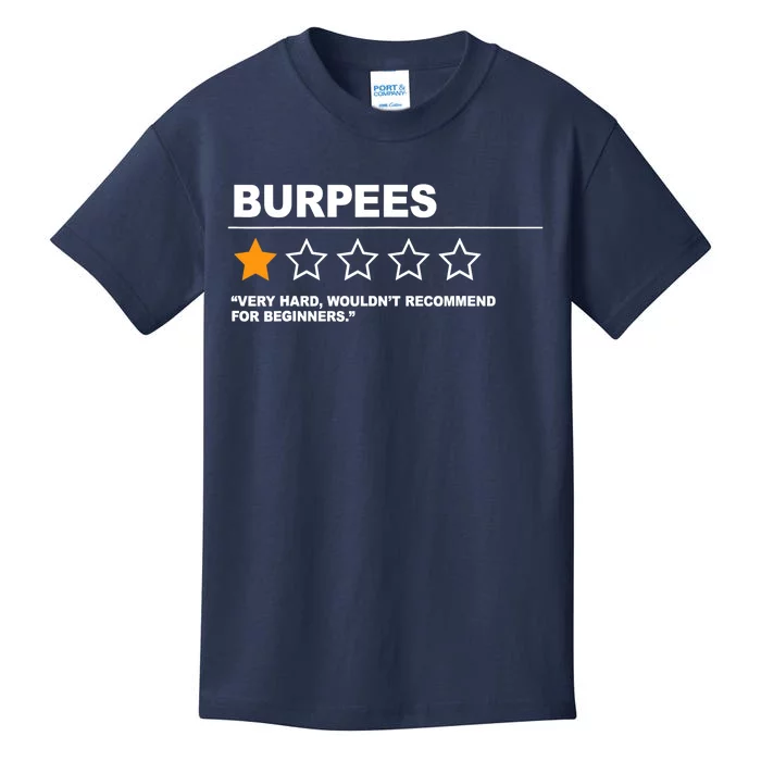 Funny Fitness Burpees Kids T-Shirt