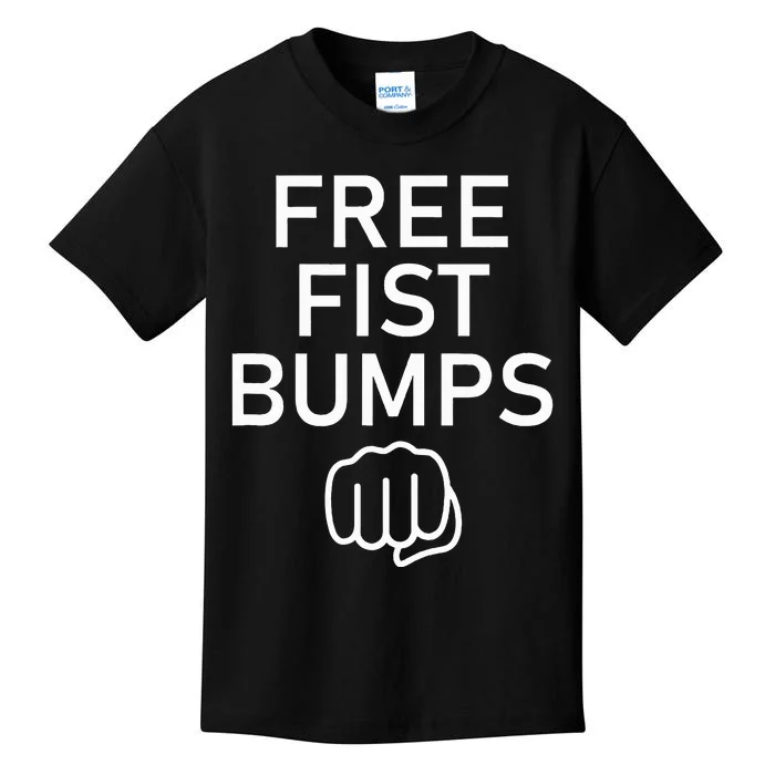 Free Fist Bumps Funny Jokes Kids T-Shirt