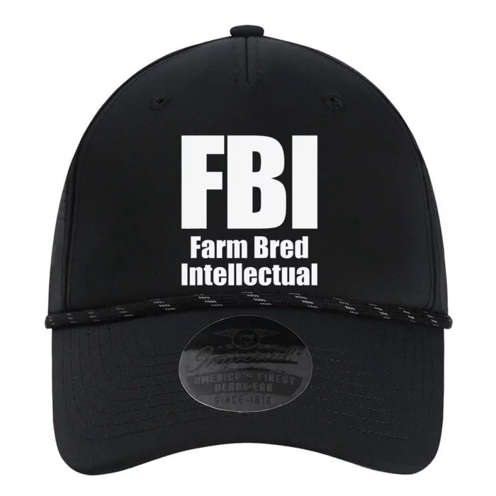 FBI (Farm Bred Intellectual) Funny Farm Farmer Farming Performance The Dyno Cap