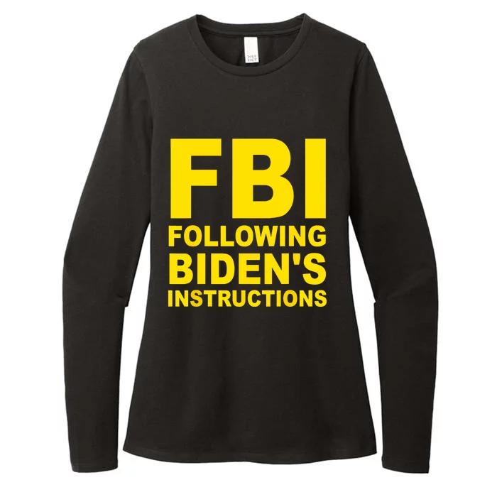 FBI Following Bidens Instructions Womens CVC Long Sleeve Shirt