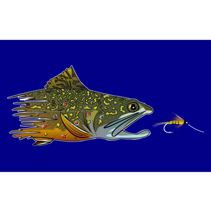 Fly Fishing Brook Trout Dry Fly Tying Fisher Gift Bumper Sticker