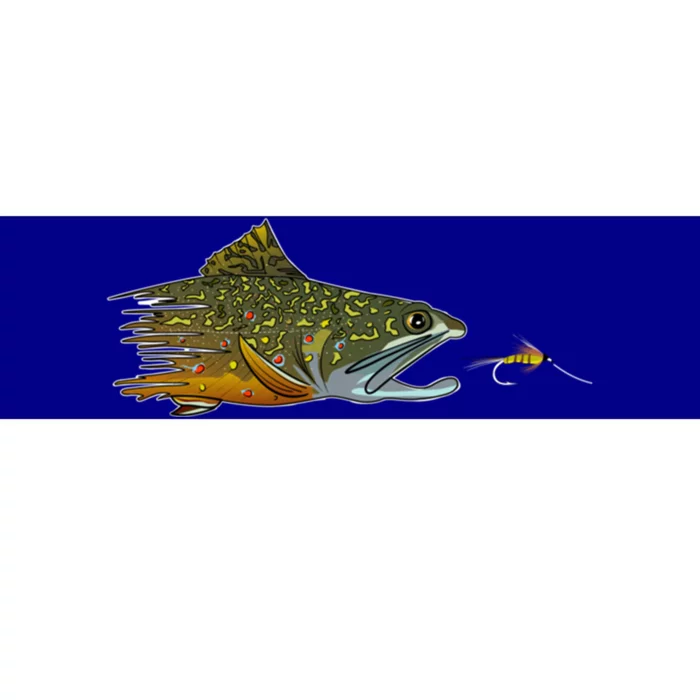 Fly Fishing Brook Trout Dry Fly Tying Fisher Gift Bumper Sticker